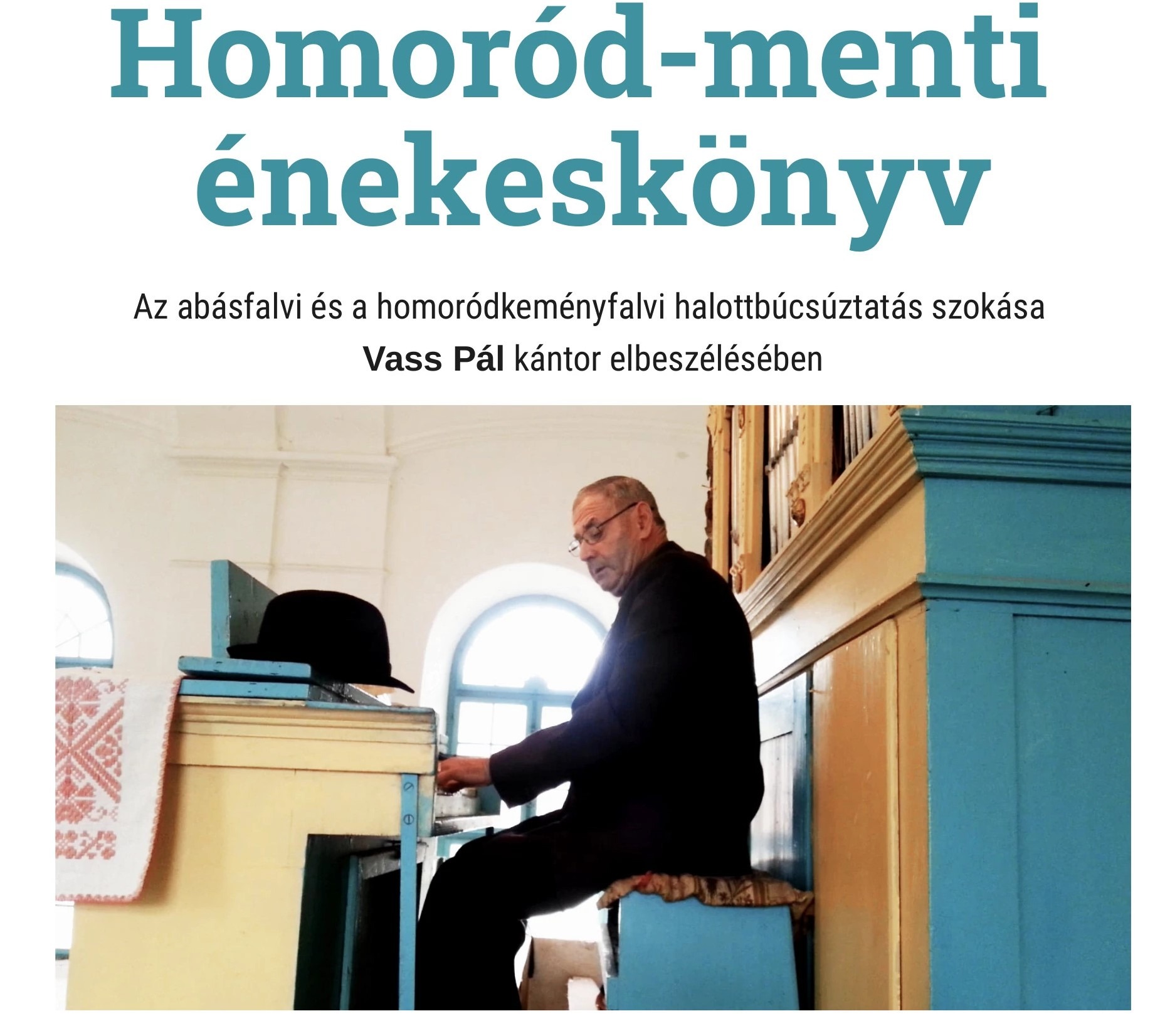 Homoród-menti énekeskönyv bemutatója Kolozsváron