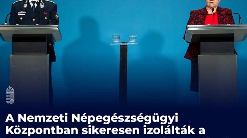 Országos tisztifőorvos: sikeresen izolálták az NNK laborjában a koronavírust (Magyarország)