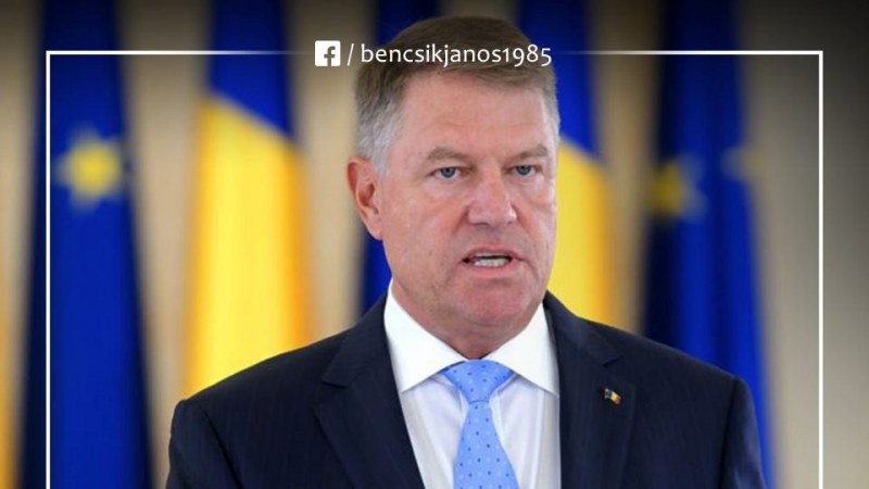 Bencsik János: Vonják vissza Klaus Iohannis kitünetését!