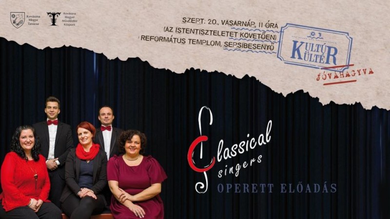 Kültér: Classical Singers operett előadás Besenyőn