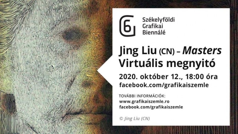 Jing Liu kínai grafikus Mesterek című kiállítása a 6. Székelyföldi Grafikai Biennálén