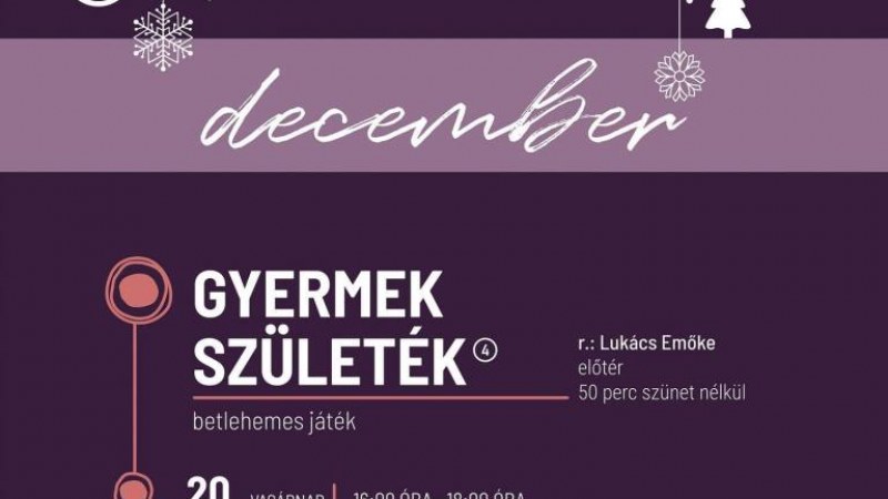 Adventi varázslat a Tomcsa Sándor Színházban (Székelyudvarhely)