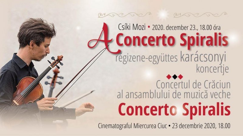 A Concerto Spiralis régizene-együttes karácsonyi koncertje (Csíkszereda)